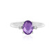 Anello in argento con Ametista Zambiana