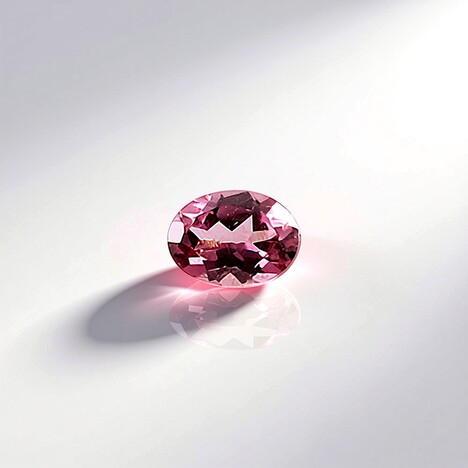 Gemma con Granato Malaya 0,152 ct