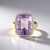Anello in argento con Ametista Rose de France