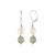 Zilveren oorbellen met Witte zoetwater kweekparels