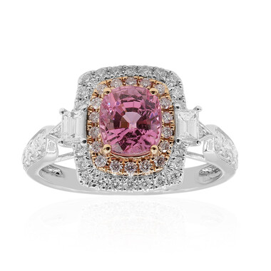 Pinkfarbener Burmesischer Spinell-Goldring (CIRARI)