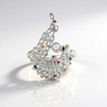 Anello in argento con Opale di Welo (MONOSONO COLLECTION)