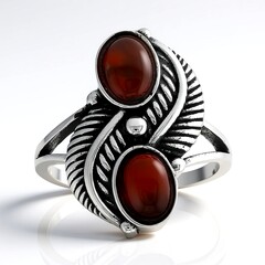 Anello in argento con Corniola (Jones Lee)
