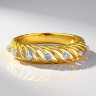 SI1 (G) Brillant-Goldring (Annette)