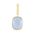 Colgante en plata con Ópalo azul