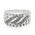 Bague en argent et Diamant fantaisie