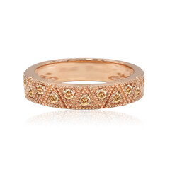 Anello in oro con Diamante Rose de France SI1 di Argyle
