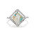 Anillo en plata con Turquesa mosaico