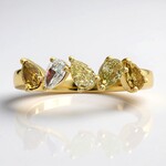 Anello in oro con Diamante Fancy I1 (CIRARI)
