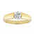 14K SI1 (G) Diamond Gold Ring (Annette)