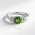 Anello in argento con Diopside Russo
