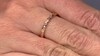 Gouden ring met SI1 Argyle Rose De France Diamanten (Annette)