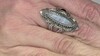 Anillo en plata con Ágata de lazo azul (Desert Chic)