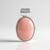 Ciondolo in argento con Calcedonio Rosa (MONOSONO COLLECTION)