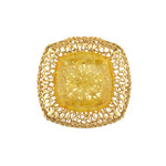 Colgante en plata con Ámbar báltico limón (dagen)