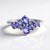 Anello in argento con Tanzanite
