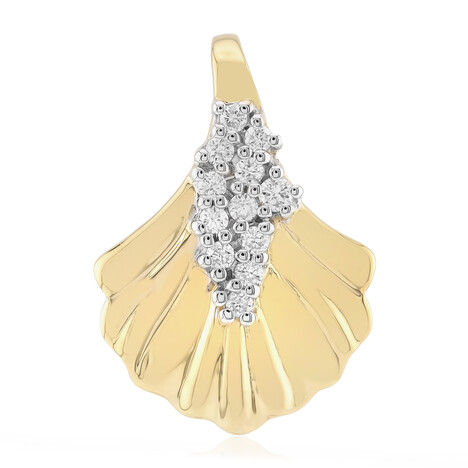 Zilveren hanger met een I1 (G) Diamant (Annette)