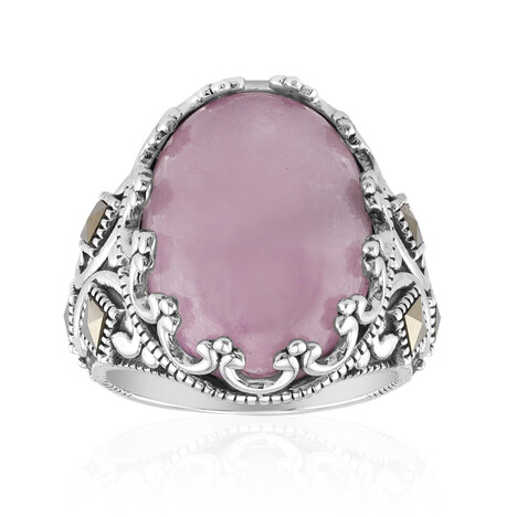 Bague en argent et Kunzite (Annette classic)
