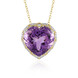 Amethyst Silver Necklace (Gems en Vogue)