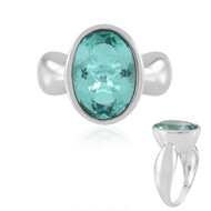 Paraibafarbener Quarz-Silberring (MONOSONO COLLECTION)