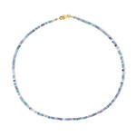 Collana in argento con Fluorite