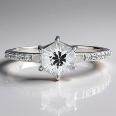 Anello in argento con Zircone