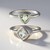 Bague en argent et Améthyste verte (MONOSONO COLLECTION)