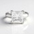 Anello in argento con Quarzo Bianco