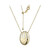 Zircon Silver Necklace (Adela Silber)
