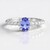 Anello in argento con Tanzanite
