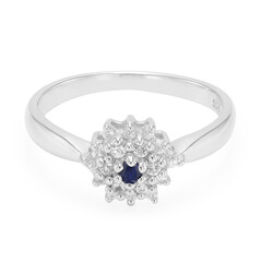 Bague en argent et Saphir du Laos