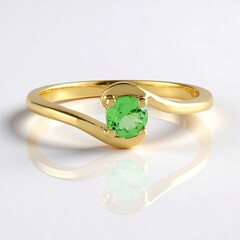Anello in argento con Lemshuku Tsavorite