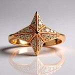 Anello in oro con Diamante Rose de France SI1 di Argyle (Annette)