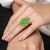 Anillo en plata con Jade canadiense