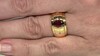 Zilveren ring met een Mozambique granaat