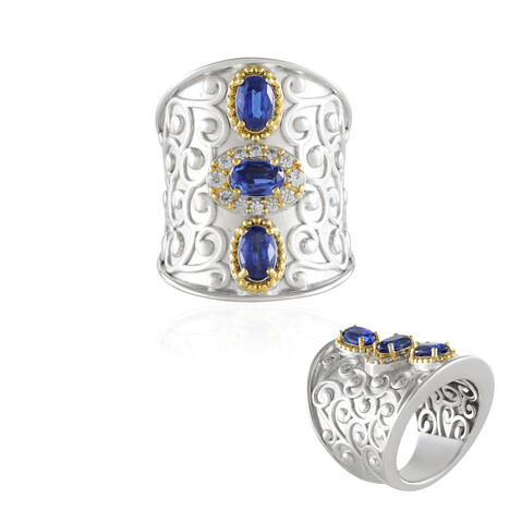 Nepal Kyanite Silver Ring (Dallas Prince Designs)