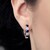 Boucles d'oreilles en or et Saphir bleu de Ceylan