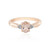 Anello in oro con Morganite
