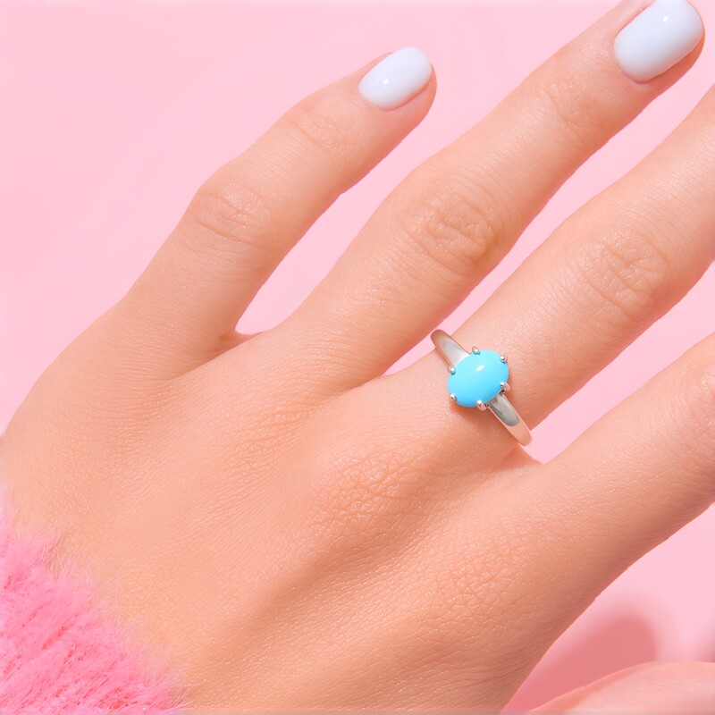 Bague en argent et Turquoise Sleeping Beauty (Faszination Türkis)