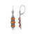 Orecchini in argento con Conchiglia di Ostrica Spinosa Arancione (Desert Chic)