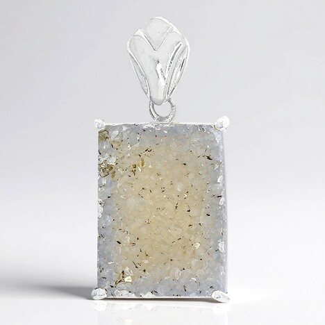 Ciondolo in argento con Agata Glitter