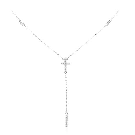 Gouden halsketting met SI2 (H) Diamanten (CIRARI)