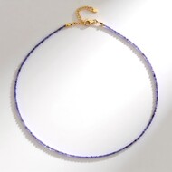 Collana in argento con Tanzanite