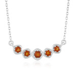 Collar en plata con Citrino de Madeira