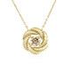 Collana in oro con Diamante Champagne I1 (Ornaments by de Melo)