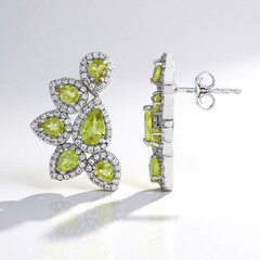 Orecchini in argento con Sfene