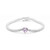 Bolivianischer Amethyst-Silberarmband