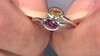 Zilveren ring met een Braziliaanse gele toermalijn (Pallanova)