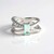 Anello in argento con Smeraldo Color Paraiba