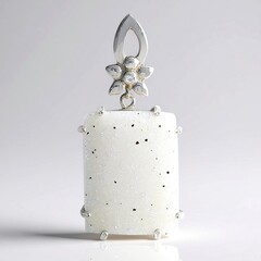 Ciondolo in argento con Agata Glitter